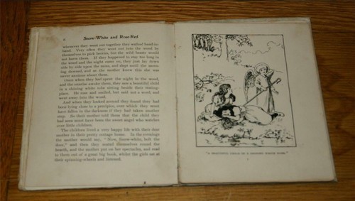 1904 SNOW WHITE & ROSE RED HENRY ALTEMUS DANCING SHOES HANS IN LUCK ILLUSTRATED - Picture 5 of 11
