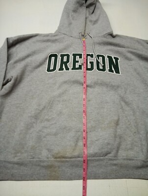 Champion Hoodie XL Gray Oregon Pullover Sweatshirt | eBay