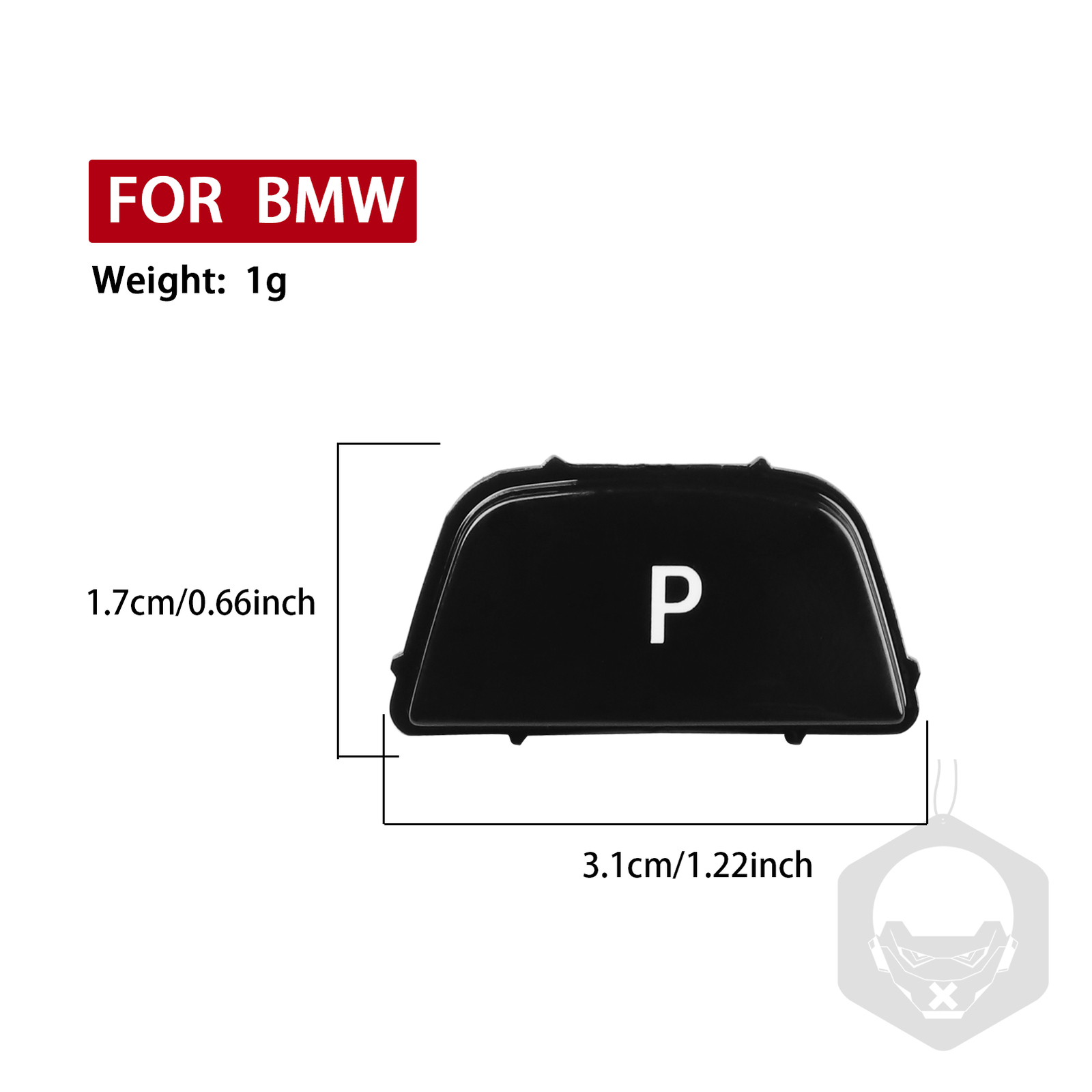 Gear Shift Lever P Parking Button Trim Cover For BMW F10 F20 F22 F30 F15 F33 F25