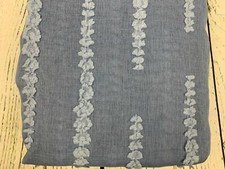 MYSKY HOME Pom Pom Sheer Curtains Rod Pocket Sheer Drapes Window Curtains Blue