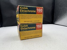 Kodak Ektachrome Film For Color Slides 160 Tungsten ET135-20 New 2 Pcs Exp 1979