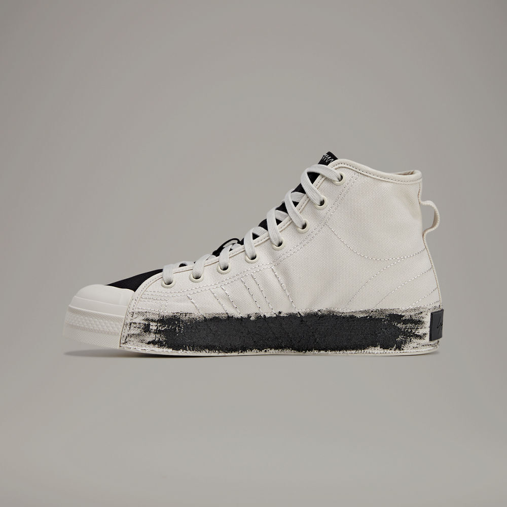 ⭐︎kj着 adidas Nizza 28cm 新品⭐︎ adidas Y-3 Nizza Hi Color Talc Talc Black JQ2458 Sneaker with Box