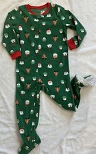 Carter  s Unisex Boy Girl Fleece Blanket Christmas Sleeper 3T.