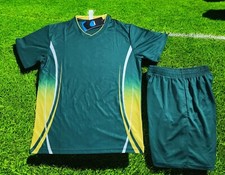 Goalkeeper Men's Soccer Uniform Set Goalie.Green . New