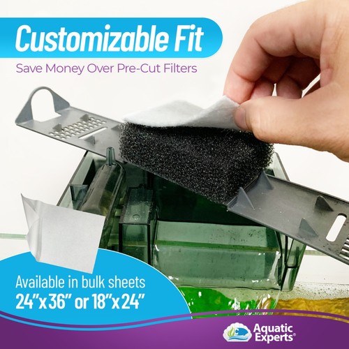 Almohadilla de filtro de pulido Aquatic Experts medios de prefiltro para acuarios cristalinos - Imagen 21 de 72