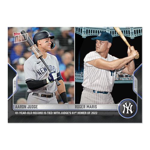 2022 Topps Now 976 Aaron Judge / Roger Maris