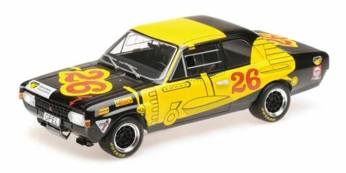 Voitures de rallye miniatures jaunes MINICHAMPS 1:18