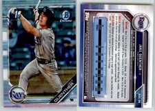 Jake Guenther 2019 Bowman Draft Chrome Refractor BDC-96 Rays 1st