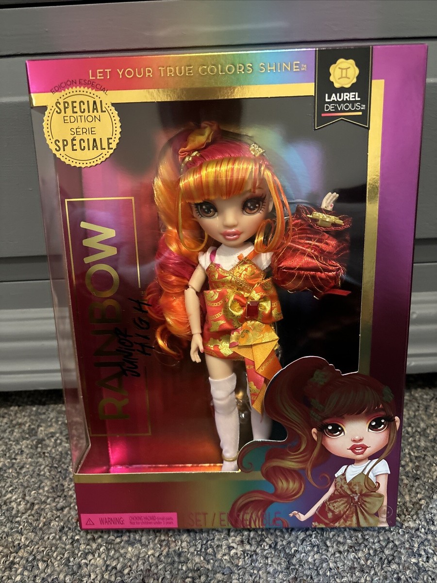 NEW Rainbow High Junior High Doll Special Edition Laurel De'Vious