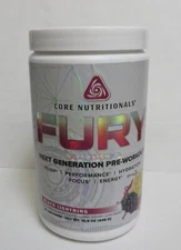 Core Nutritionals Fury Next Generation Pre-Workout Black Lightning | 20 Servings