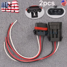 For 05-13 Corvette C6 Cooling Fan Connector Male And Female Upgrade 12Ga Hd Wire