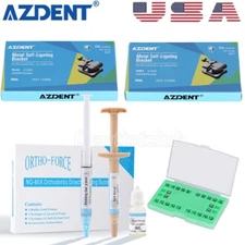 Dental Ortho Braces Roth.022 Hook 345 /Brackets Adhensive Bonding Non-Mixed