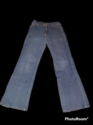 Levis Jeans Womens 512 Perfectly Slimming Size 12 Medium Blue Stretch