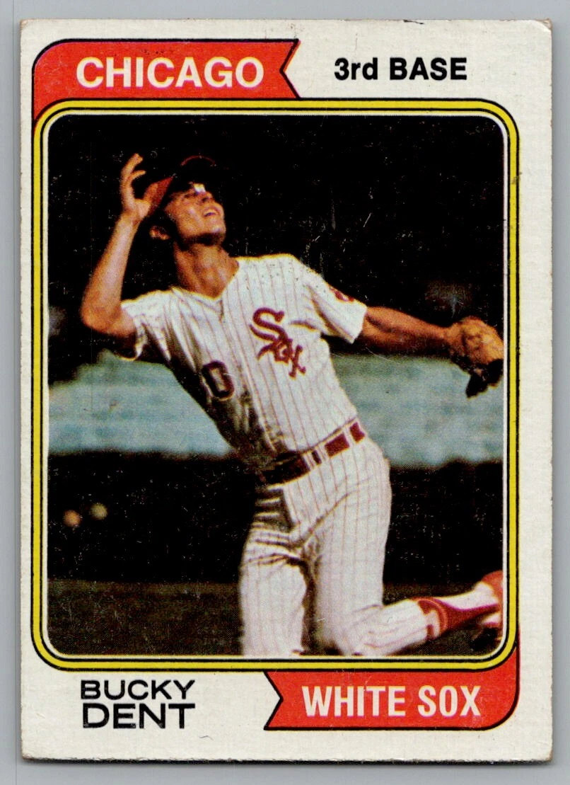 1974 TOPPS BUCKY DENT RC CHICAGO WHITE SOX #582