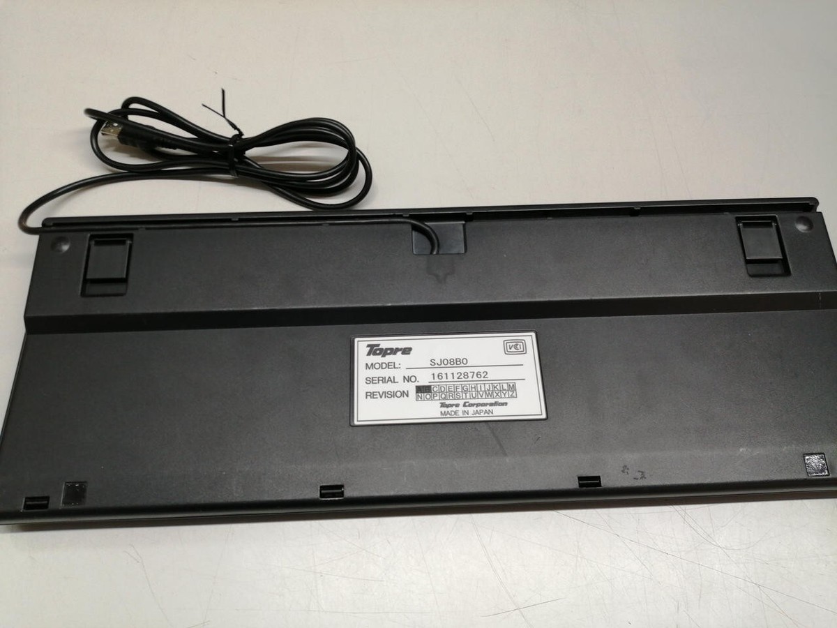 TOPRE Wired Keyboard Model: REALFORCE SJ08B0 Superior key touch