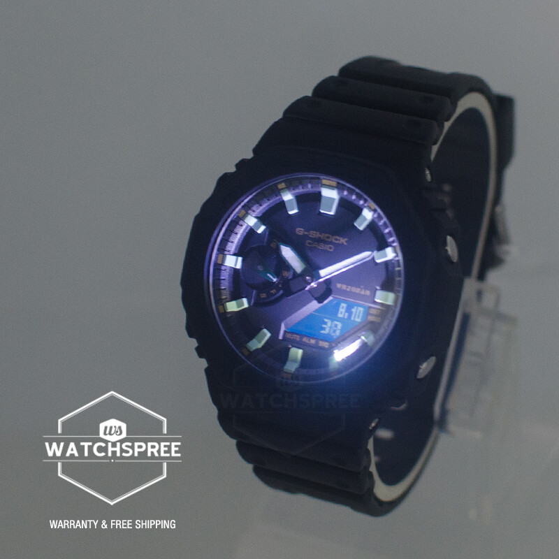 Casio G-Shock GA-2100 Lineup Black Resin Band Watch GA2100RC-1A GA
