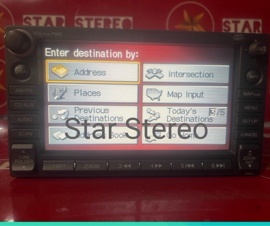 HONDA CIVIC HYBRID OEM XM Navigation Radio GPS 6 Disc CD Player