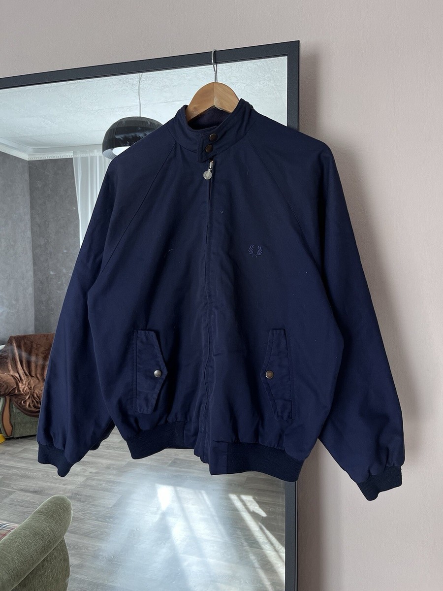 Vintage Fred Perry Made in England Navy Blue Harrington Vintage Fred Perry Made in England Navy Blue Harrington
