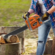 58CC 20 inch 2-Stroke Gas Powered Gasoline?Chainsaw Chain Saw Single Cylinder