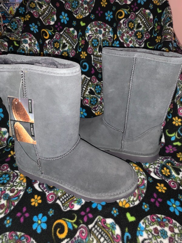 bearpaw elle short charcoal