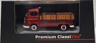 VW T1 Pick-Up Porsche Transporter 1965 Red/Wood 1:43 Premium