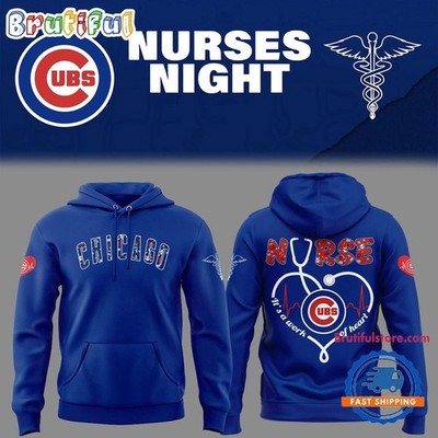 MLB Chicago Cub NURSES NIGHT 2025 3D Hoodie All Size XS-5XL