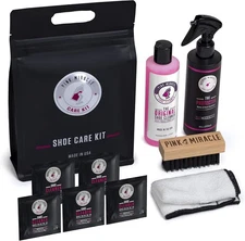 Pink Miracle Shoe Care Kit - Includes 8 oz. Cleaner and Brush, The... 