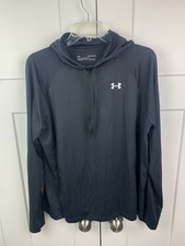 Under Armour Women s XL Loose Fit hoodie T Shirt Top Long Sleeve Black