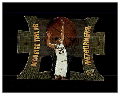 1997 PRESS PASS MAURICE TAYLOR NB20 MINT NET BURNERS RC MICHIGAN WOLVERINES STAR