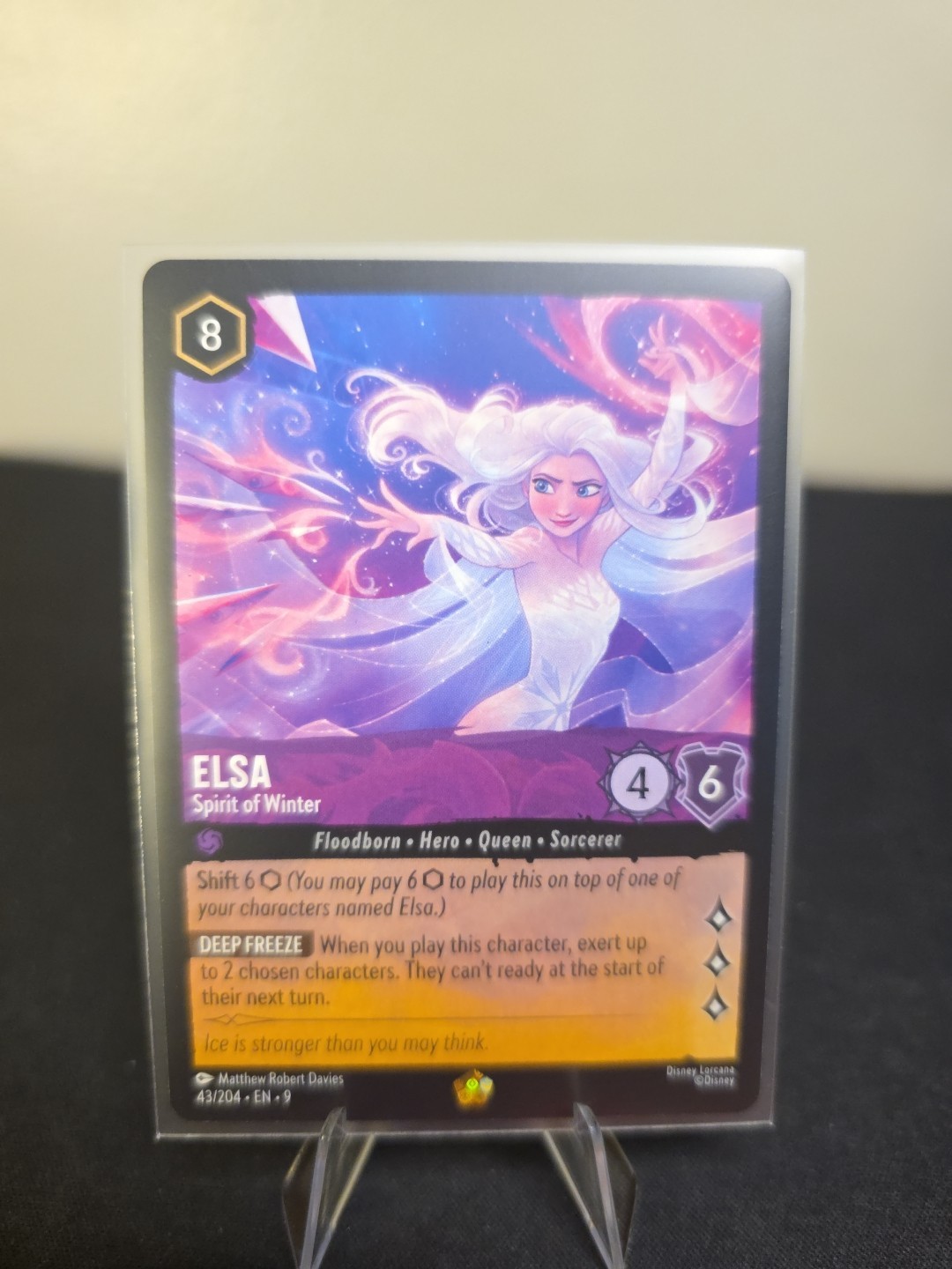 Elsa - Spirit of Winter 43/204 Lorcana Fabled Legendary NM