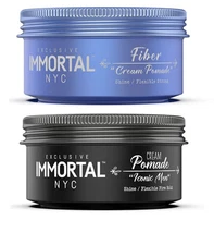 Immortal NYC Wax/Pomade 2 Pack Mix and Match 150ml/5oz ea. | Use Dropdown Menu