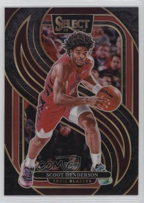 2024 Panini Select Premier Level Maroon Prizm 160/175 Scoot Henderson #119 rw6