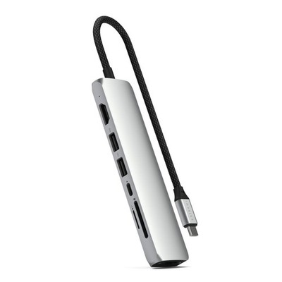 Satechi 7 in 1 USB C Hub Multiport Adapter with Ethernet, HDMI 4K@60Hz, 100W ...