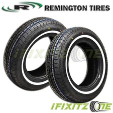 2 Remington Lx Touring 15580r13 79s Tires Ww White Wall All Season As New 2 Remington Lx Touring 15580r13 79s Tires Ww White Wall All Season As New