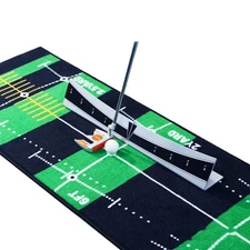 Golf Putting Plane Rail Putting Stroke Training Practice Equipment Adult