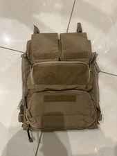 Crye Precision AVS JPC SPC Zip On Panel Pouch S/M Coyote Brown