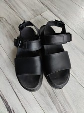 Dr. Martens Damen Sandalette Schwarz Gr. 41 Leder sehr guter Zustand!