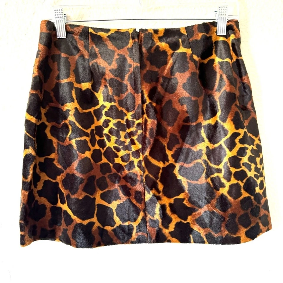 Minifalda A Byer 90s Y2K imitación piel animal estampado jirafa 9 Foto 2 de 4