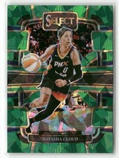 2024 Panini Select WNBA #37 Natasha Cloud Prizms Green Ice