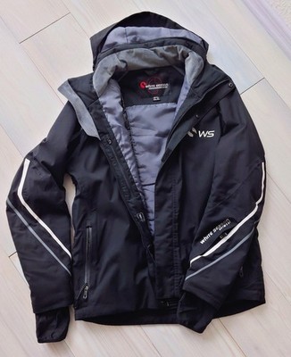 * White SEASON *Clima-Tex* High Professional Skijacke  Schwarz/weiß *TOP*