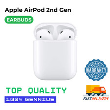 Apple AirPods 2nd Gen - White Wireless Earbuds - Excellent Refurbished