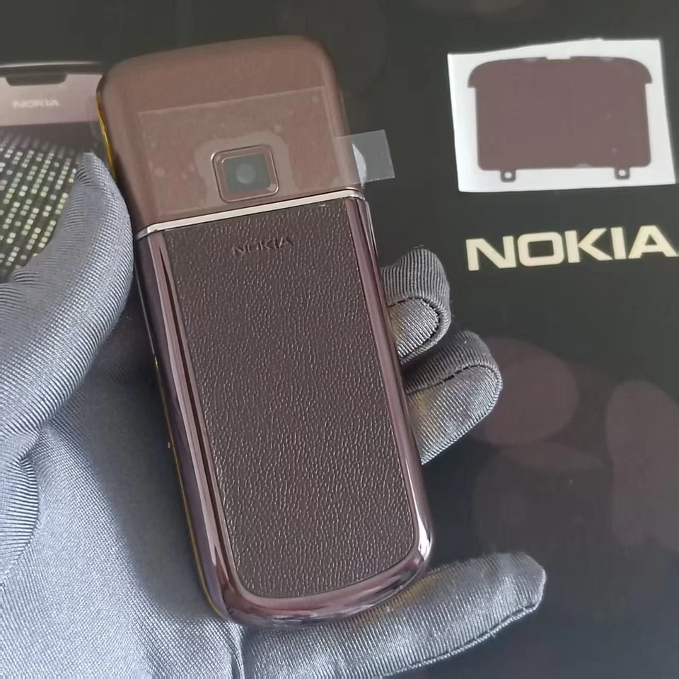 Funda Carcasa de Repuesto RARA para Teléfonos Nokia 8800 Sapphire Arte Marrón Foto 3 de 4