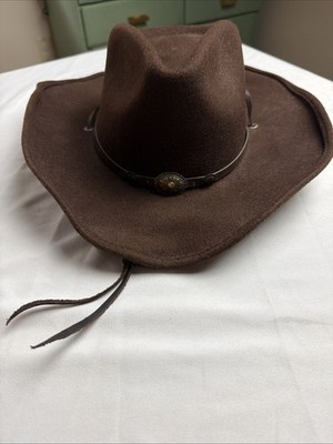 Vintage Western Cowboy Hat Brown Felt Style Hat Size Small Made in Mexico