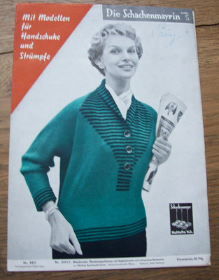 Die Schachenmayrin Heft 5511 (Vintage 1950er Jahre) Strickanleitungen STRICKMODE