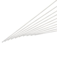 10Pcs 1.5mm x 300mm Stainless Steel Round Rod Metal Solid Shaft Rods Lathe Bar