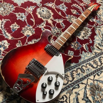 [Rare USA] Rickenbacker 620 FG Fireglo Electric Guitar w/ Hard Case