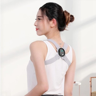 Smart Posture Corrector LCD Rückenstütze Schultertrainer Oberer Rückengurt