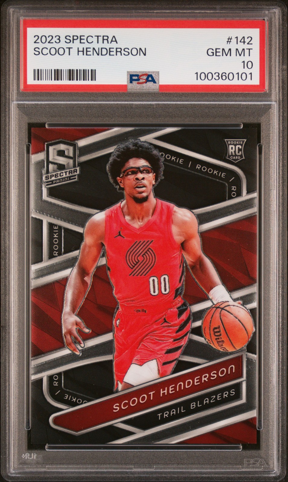 2023 PANINI SPECTRA #142 SCOOT HENDERSON PSA 10