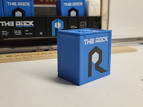 NIB K-Line O Gauge K-6538 The Rock Gondola w/ Removable Crate Load - Picture 6 of 13