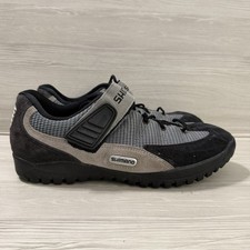 Imagen de Shimano Cycling Shoes Mens 10.5 Gray Black Mountain Biking Sneakers Low Lace Up